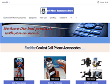 Tablet Screenshot of cellphoneaccessoriesstore.com